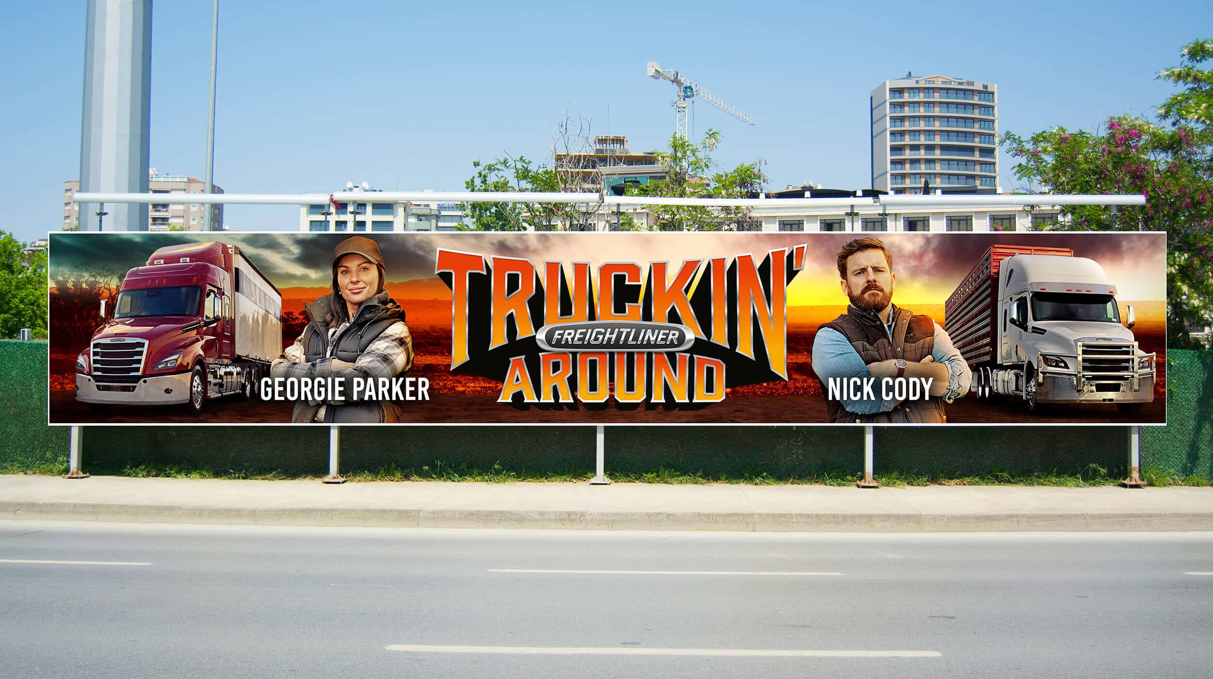 Akkomplice - Freightliner - Truckin Around - Ad Display